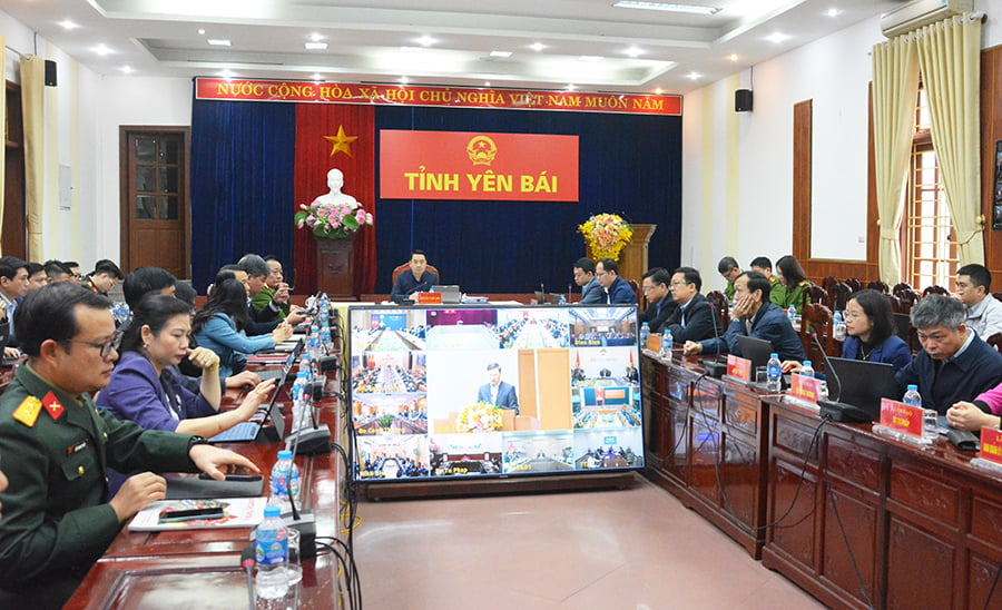 Yên Bái tham dự phiên họp thứ nhất Ban Chỉ đạo phát triển khoa học, công nghệ, đổi mới sáng tạo, chuyển đổi số và Đề án 06