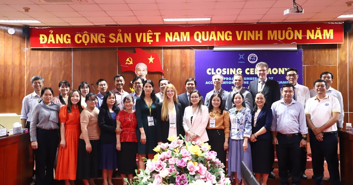 Tra Vinh University has 4 more programs achieving international quality accreditation