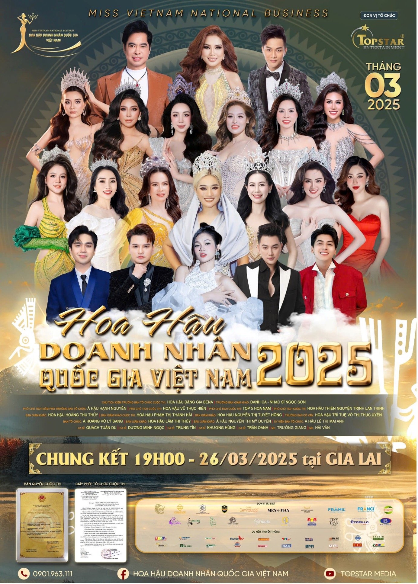 Runde 14 der Wahl zur Miss Vietnam National Businesswoman 2025 offiziell gestartet