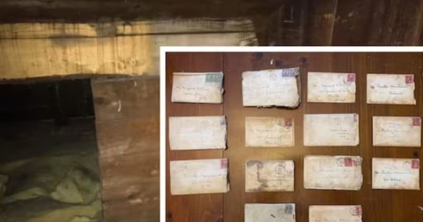 Handwritten letter hidden under the floor reveals previous owner's affair