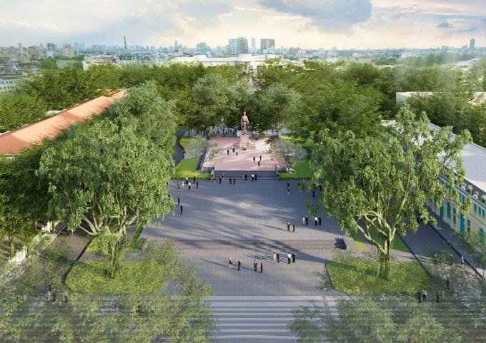 Hanoi will erect a Km0 milestone next to Hoan Kiem Lake.