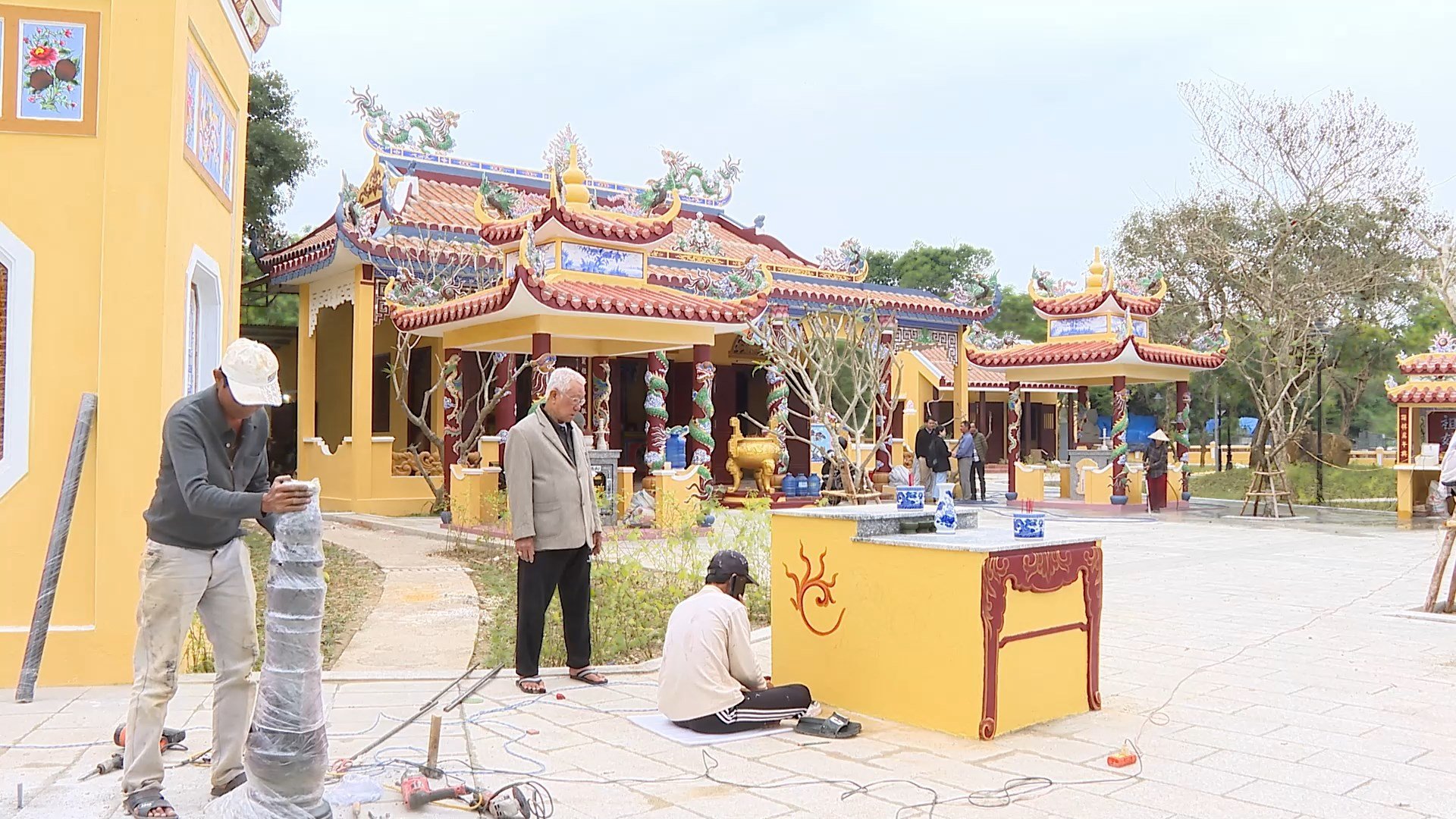 Investissement dans l'agrandissement du groupe de reliques de l'église ethnique thaïlandaise et de la maison communale Nghi An