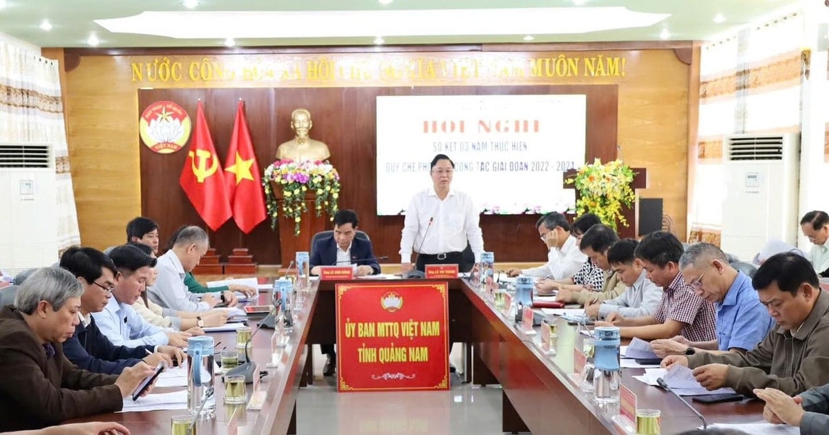 Quang Nam Front builds government from social supervision and criticism