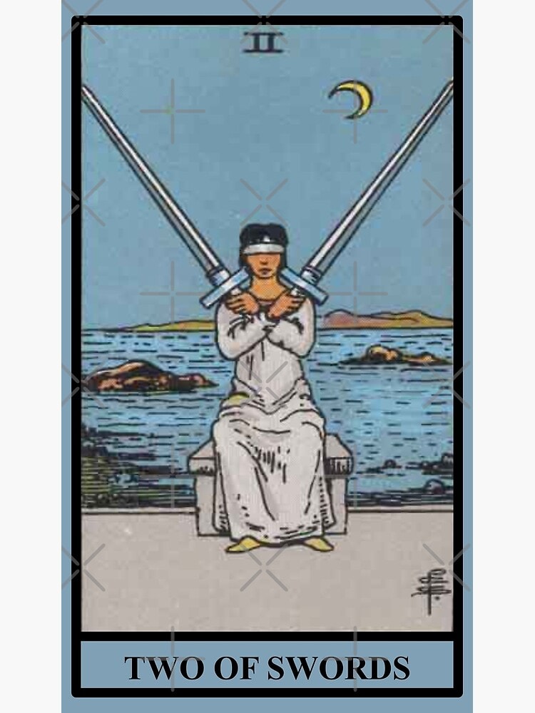 Tarot DEUX D'ÉPÉES