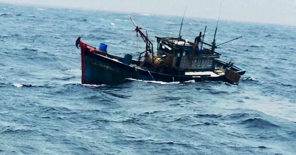 Suche nach 4 vermissten Fischern nach dem Untergang eines Fischerbootes in Quang Nam