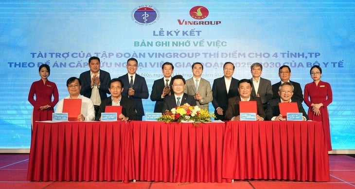 Vingroup propone implementar un sistema piloto de emergencias extrahospitalarias en Ha Tinh