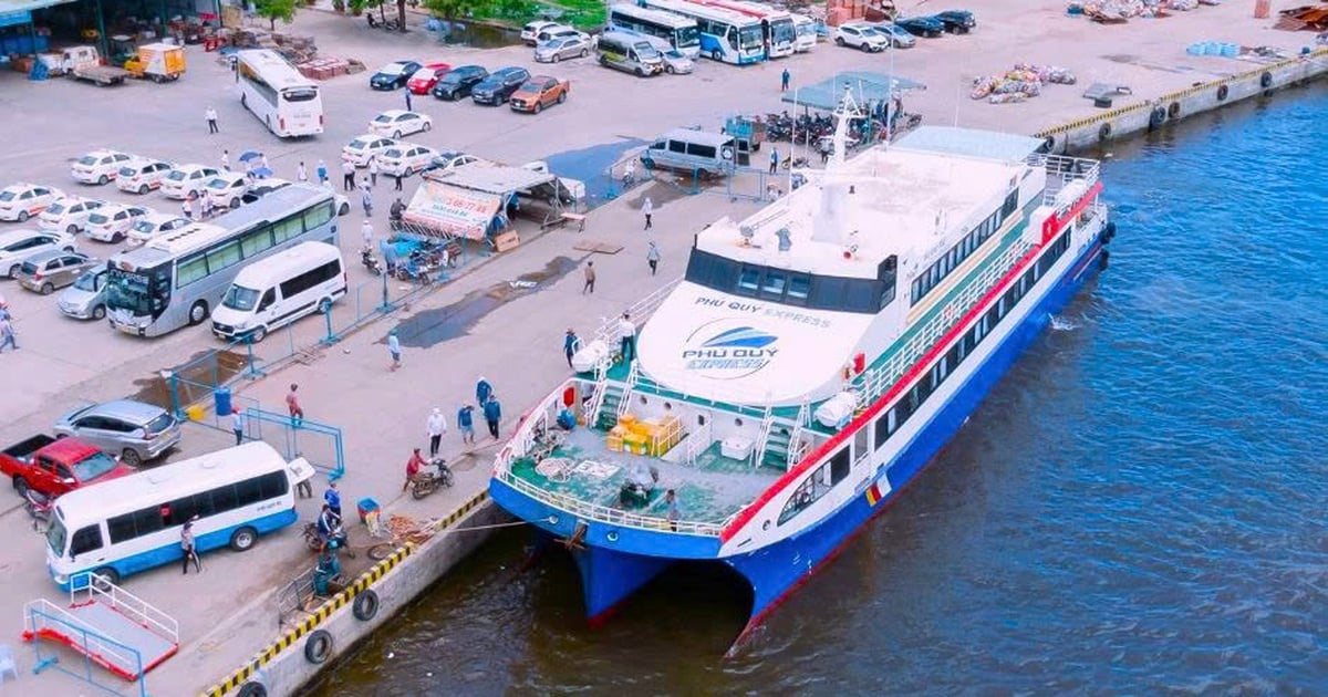 Apertura de la ruta de ferry de alta velocidad desde el centro de la ciudad de Ho Chi Minh hasta Con Dao