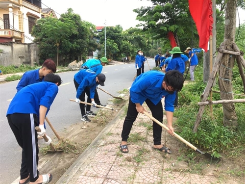 Les jeunes volontaires de Vinh Phuc pour la vie communautaire