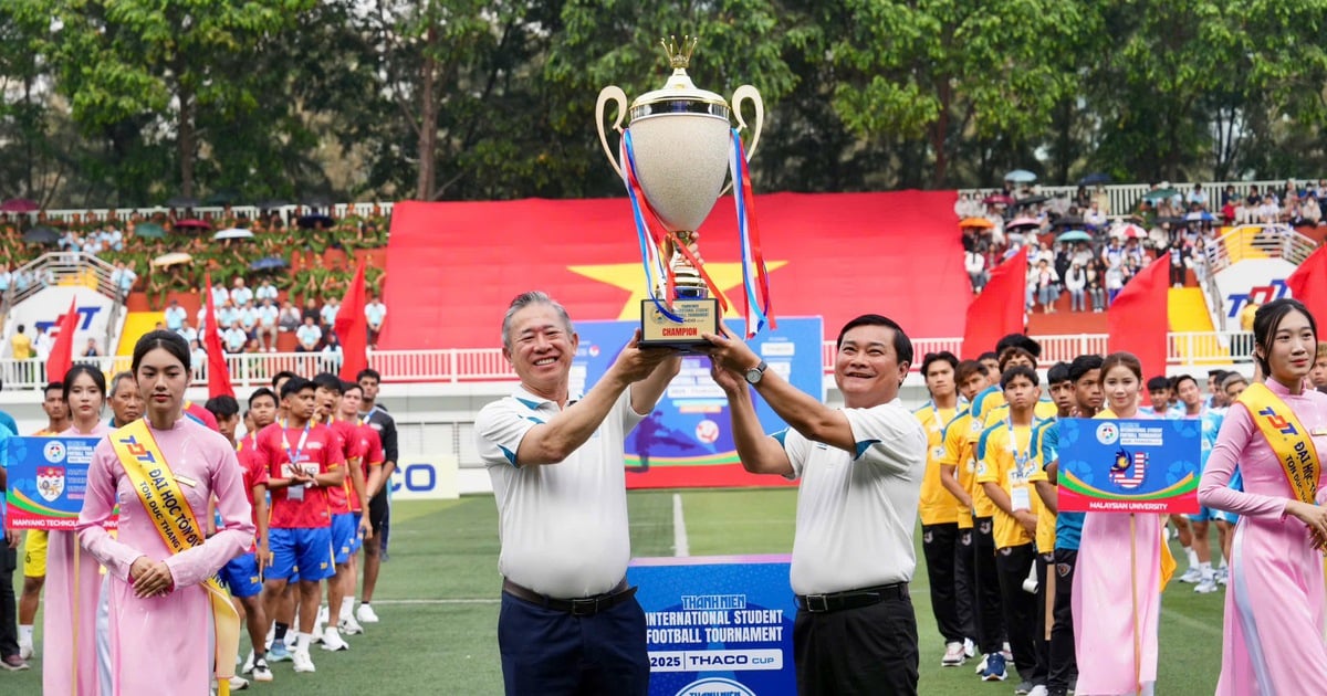 Khai mạc giải bóng đá Thanh Niên sinh viên quốc tế 2025