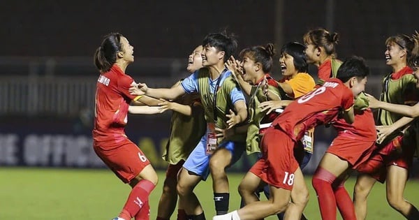 베트남 여자 축구 1위팀, V리그 클럽들이 눈여겨보는 보너스 받아