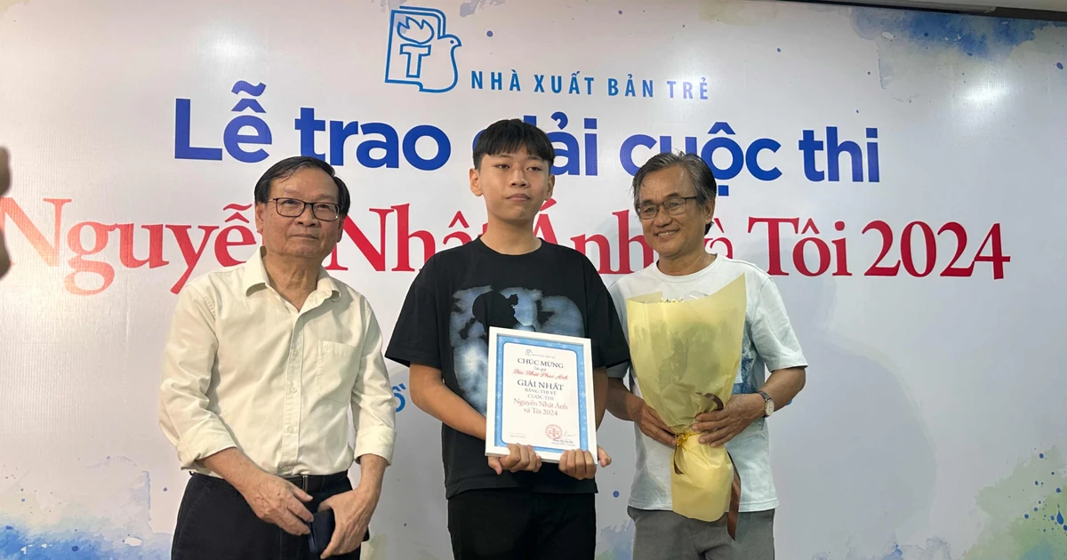 Award ceremony of the contest "Nguyen Nhat Anh and I" in 2024