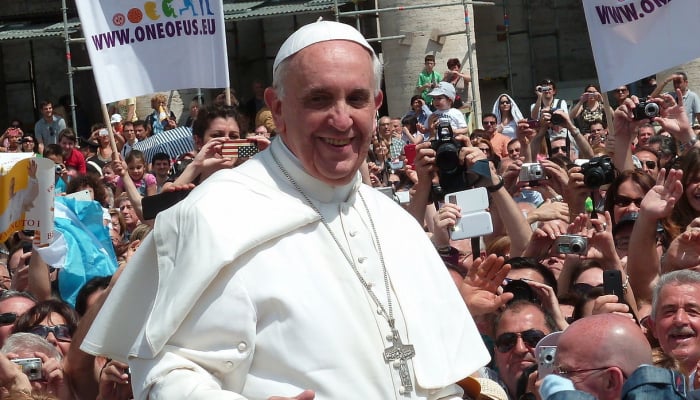 Pope Francis may appear in public today