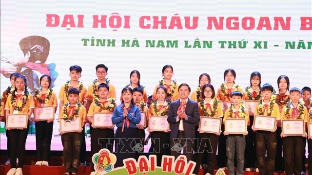 Congrès des bons enfants de l'oncle Ho de la province de Ha Nam 2025