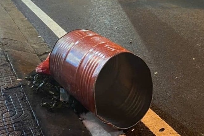 Fass explodiert wie eine Bombe in Ho-Chi-Minh-Stadt, eine Person verletzt