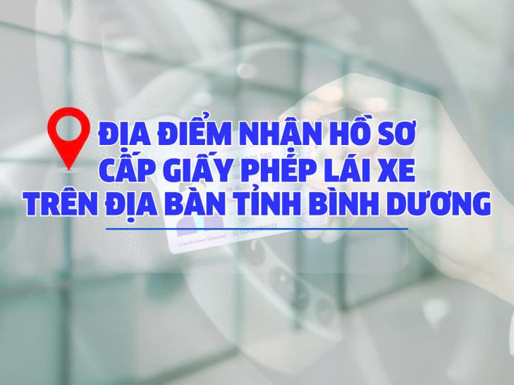 Tin tức sự kiện - Địa điểm nhận hồ sơ cấp Giấy phép lái xe...