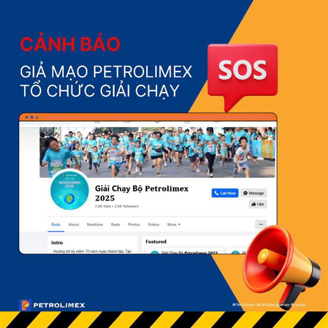 Petrolimex cảnh báo thông tin giả mạo về giải chạy bộ