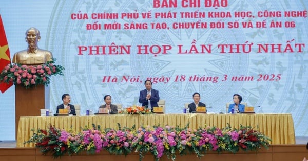 Phiên họp lần thứ nhất Ban Chỉ đạo của Chính phủ về phát triển khoa học, công nghệ, đổi mới sáng tạo, chuyển đổi số và Đề án 06