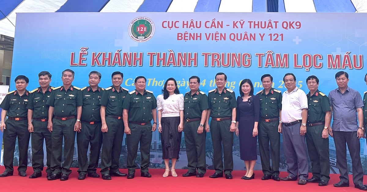 L'hôpital militaire 121 a inauguré un centre moderne de filtration du sang