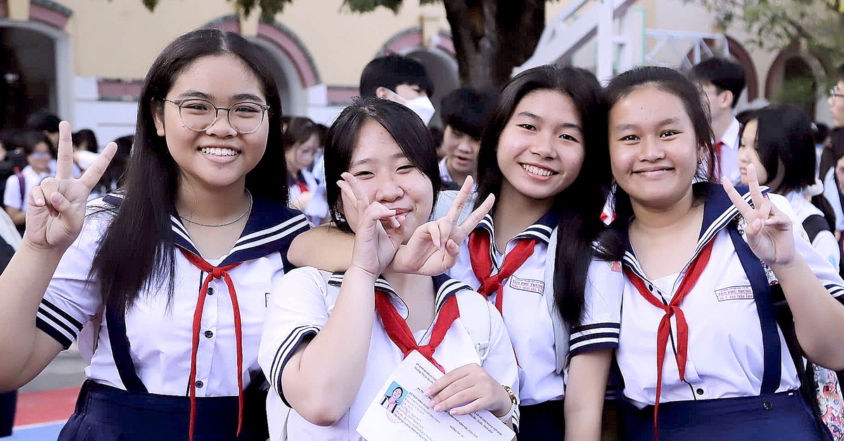 Concurso de estudiantes excelentes de 9.º grado en Ciudad Ho Chi Minh: aumenta el número de estudiantes que ganan el primer premio