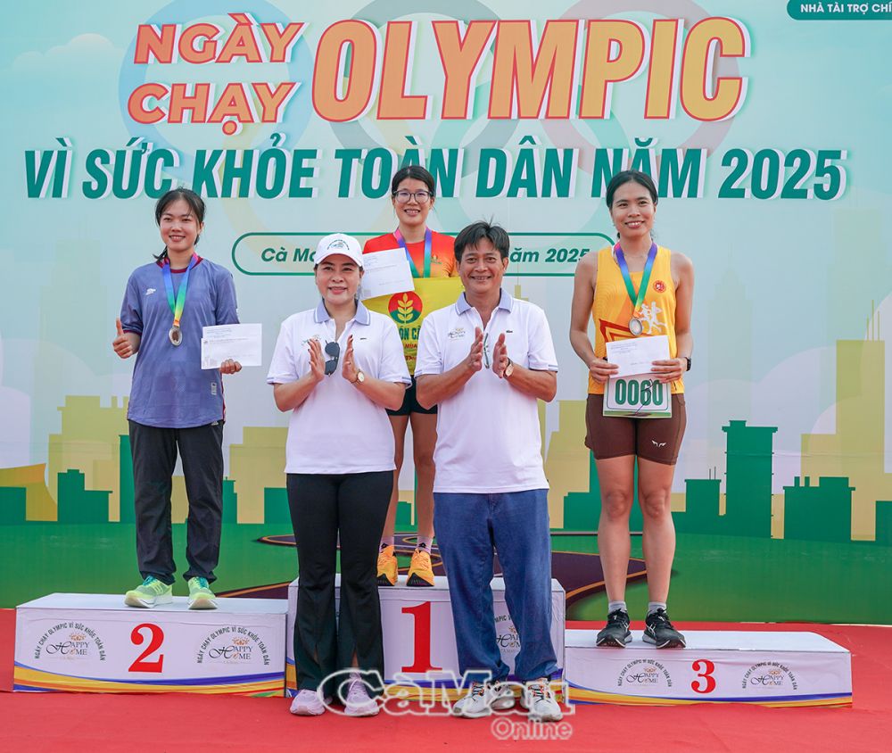Sở VHTTDL tỉnh Cà Mau tổ chức Ngày chạy Olympic vì sức khoẻ toàn dân năm 2025 - Ảnh 7.