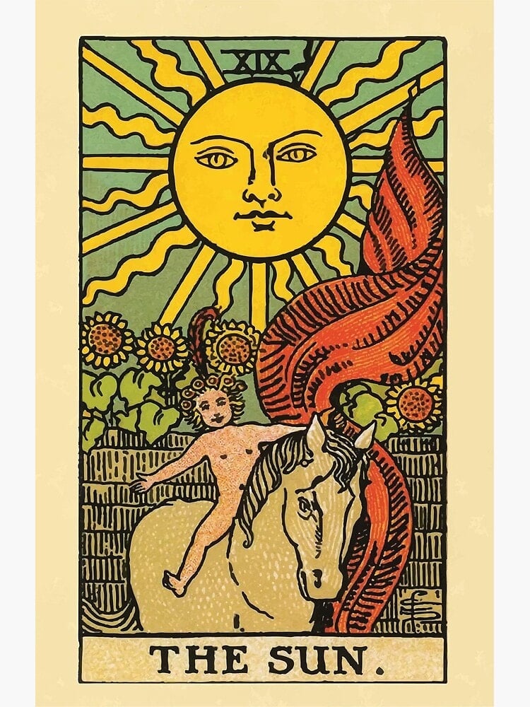 Le Soleil - Carte de Tarot