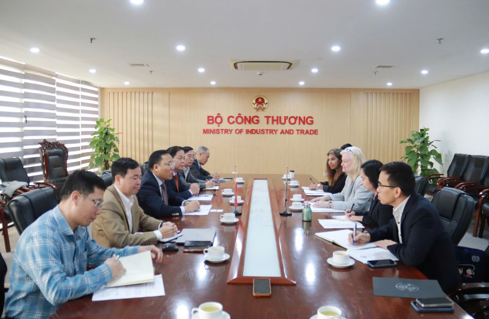 El viceministro Nguyen Hoang Long recibió a la Sra. Ann K. Ganzer, subsecretaria de Estado permanente interina (PDAS) del Departamento de Estado de los EE. UU.