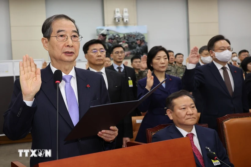 Südkoreanisches Verfassungsgericht lehnt Amtsenthebungsverfahren gegen Premierminister Han Duck Soo ab