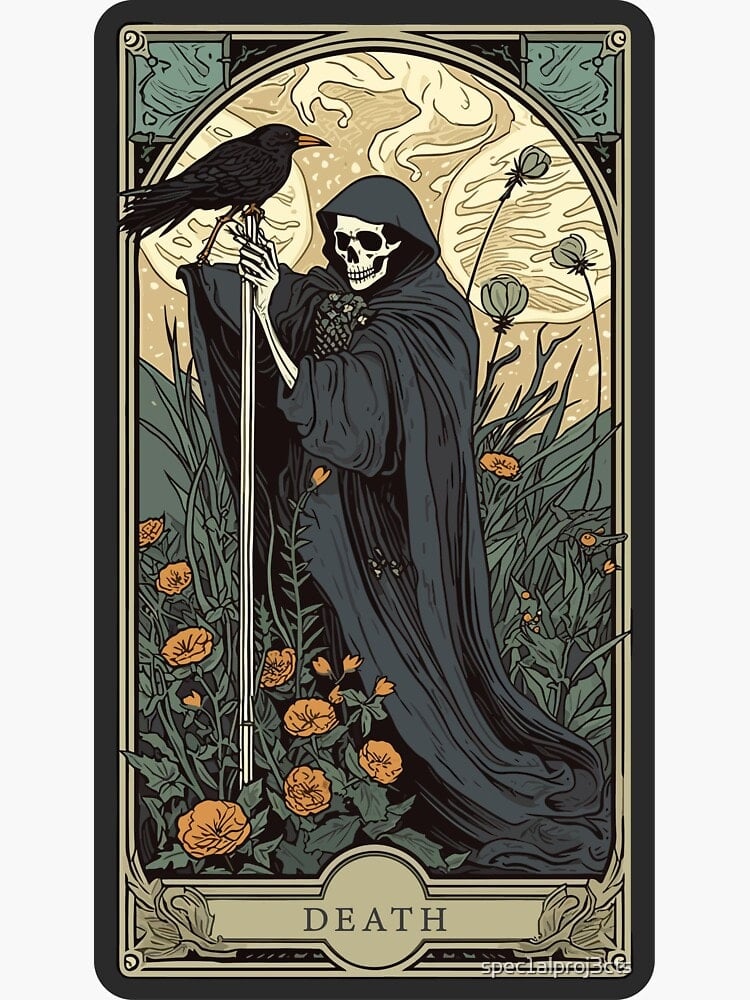 Carte de tarot de la mort