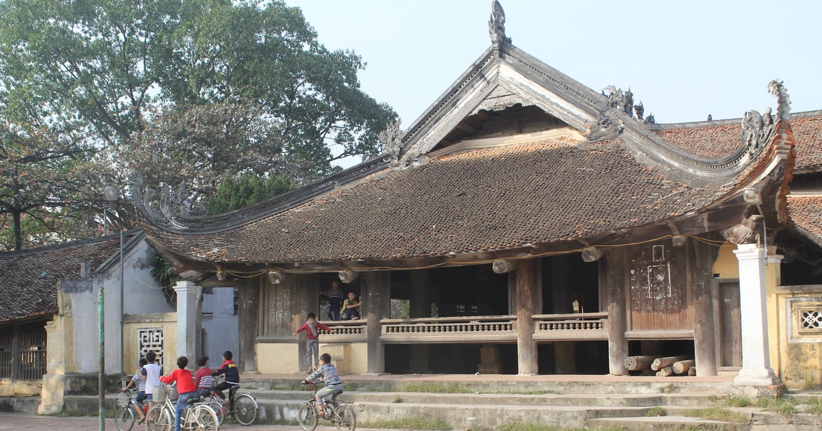 Toit d'un village vietnamien