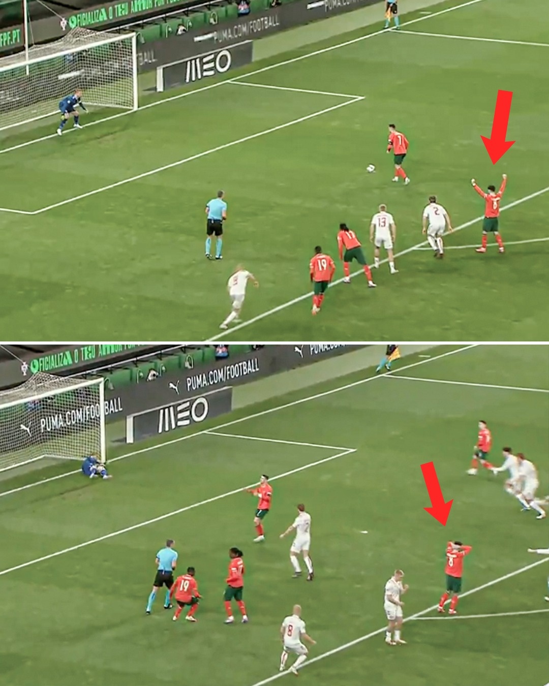 Ronaldo mencetak gol pertama musim ini.