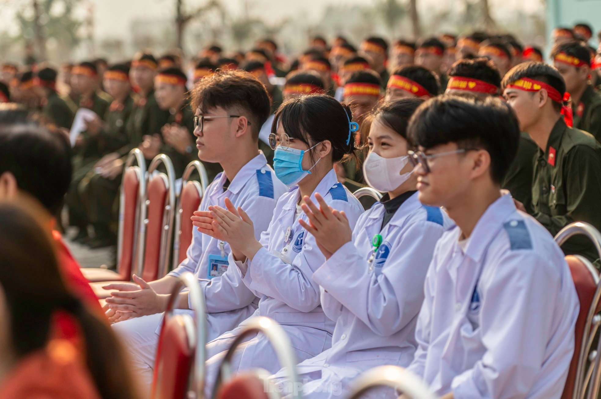 Đoàn viên, thanh niên Trung đoàn CSCĐ Đông Bắc hiến máu tình nguyện ảnh 3