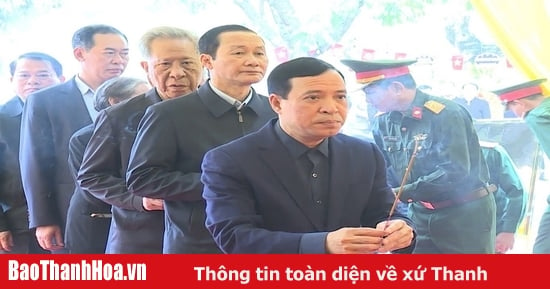 Provincial leaders visited comrade Pham Minh Doan, former Deputy Secretary of the Provincial Party Committee, former Chairman of the People's Committee of Thanh Hoa province.