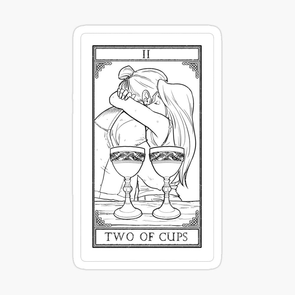 Tarot de Carrow - Deux de Coupes