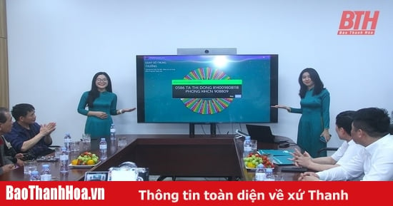 BIDV Trung Son Thanh Hoa organizes the first lucky draw of the promotion program "Welcoming a new name"