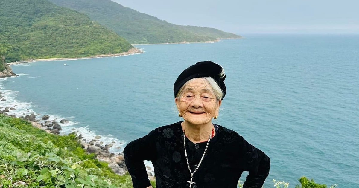 97-jährige Frau checkt in ganz Vietnam ein und sorgt in den sozialen Medien für Aufregung