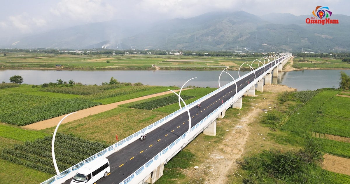 ความก้าวหน้าด้านโครงสร้างพื้นฐานในเขตตะวันตกของกวางนาม