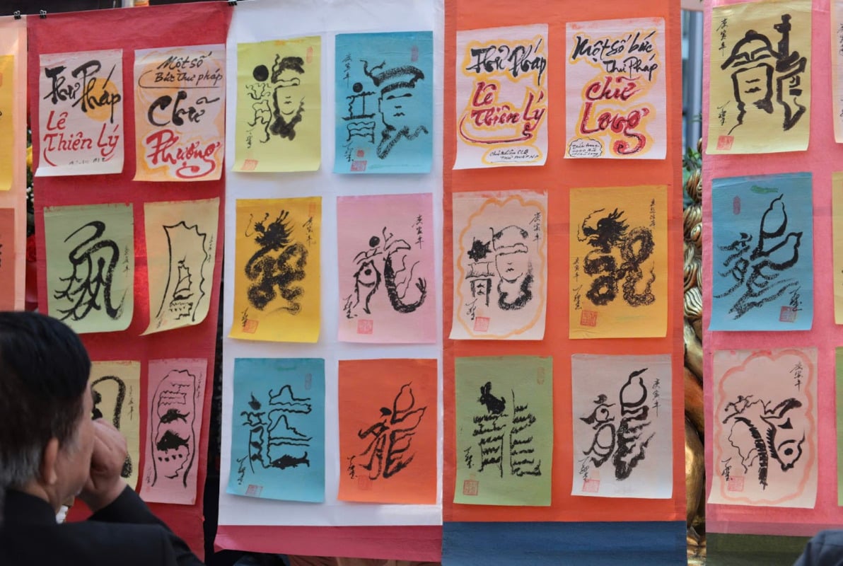 Identifying animals and objects of Vietnamese calligraphy - a creative heritage of Vietnamese calligraphy, image 1