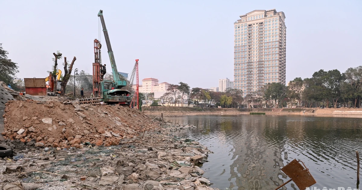 [Photo] Renovating the "green gem" in the heart of the capital