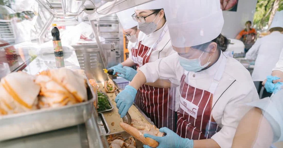 Vietnamesisches Brot auf allen fünf Kontinenten