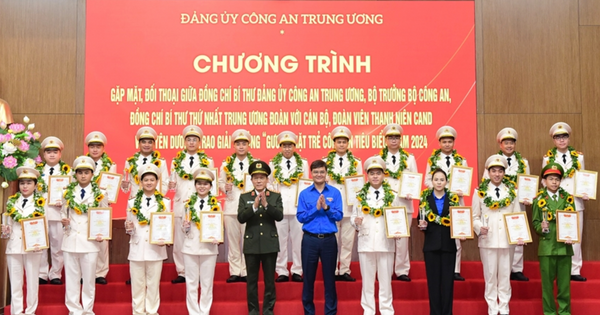 Vinh danh 20 gương mặt trẻ công an tiêu biểu 2024