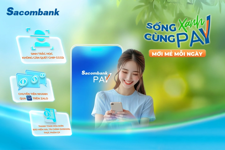 Sacombank Pay ដំឡើងកំណែទៅកំណែថ្មី។