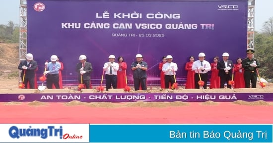 Groundbreaking ceremony of VSICO Quang Tri Dry Port Project at Lao Bao International Border Gate