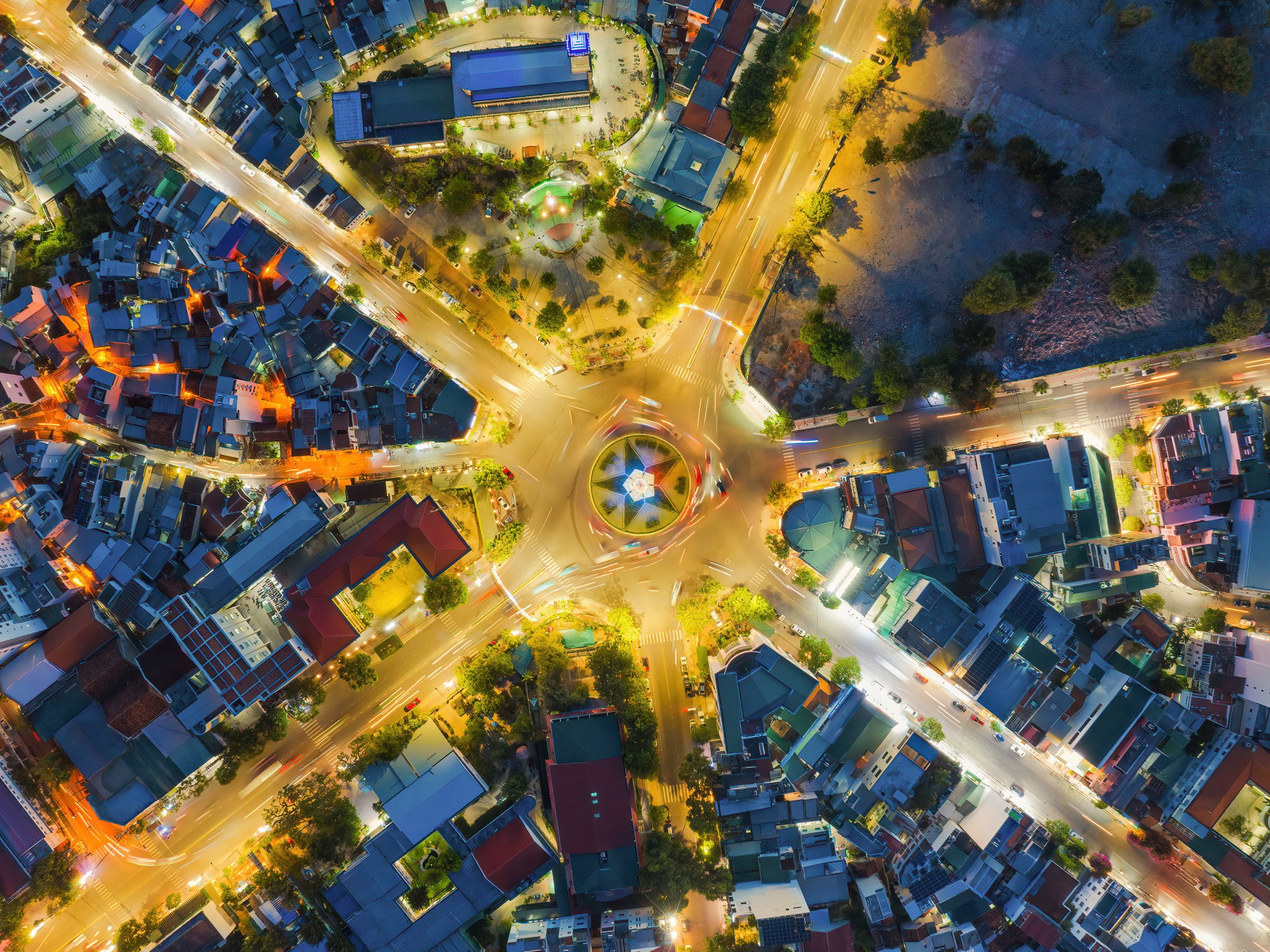 View of Nha Trang beach city from above