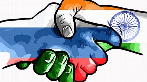 Naming a series of countries that are promoting relations such as China, North Korea and Iran, what does Russia say about 'being on the same boat' with India?