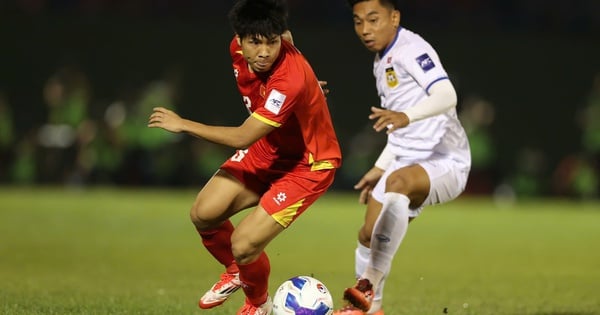 Équipe du Vietnam 2-0 Équipe du Laos : Van Vi a marqué