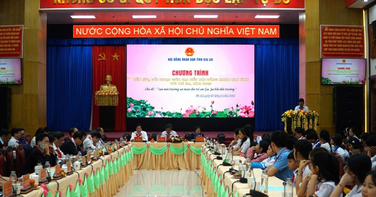 Đại biểu Hội đồng nhân dân tỉnh Gia Lai tổ chức đối thoại với trẻ em