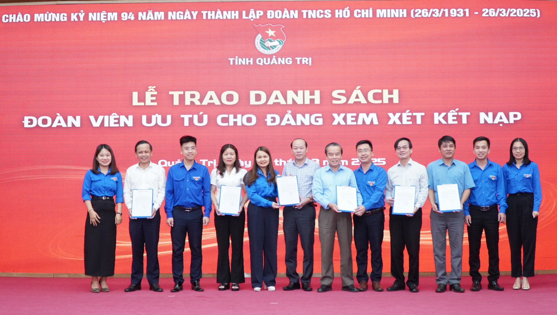 Quảng Trị tôn vinh 27 gương mặt trẻ tiêu biểu năm 2024 và giới thiệu 836 đoàn viên ưu tú để xem xét, kết nạp Đảng