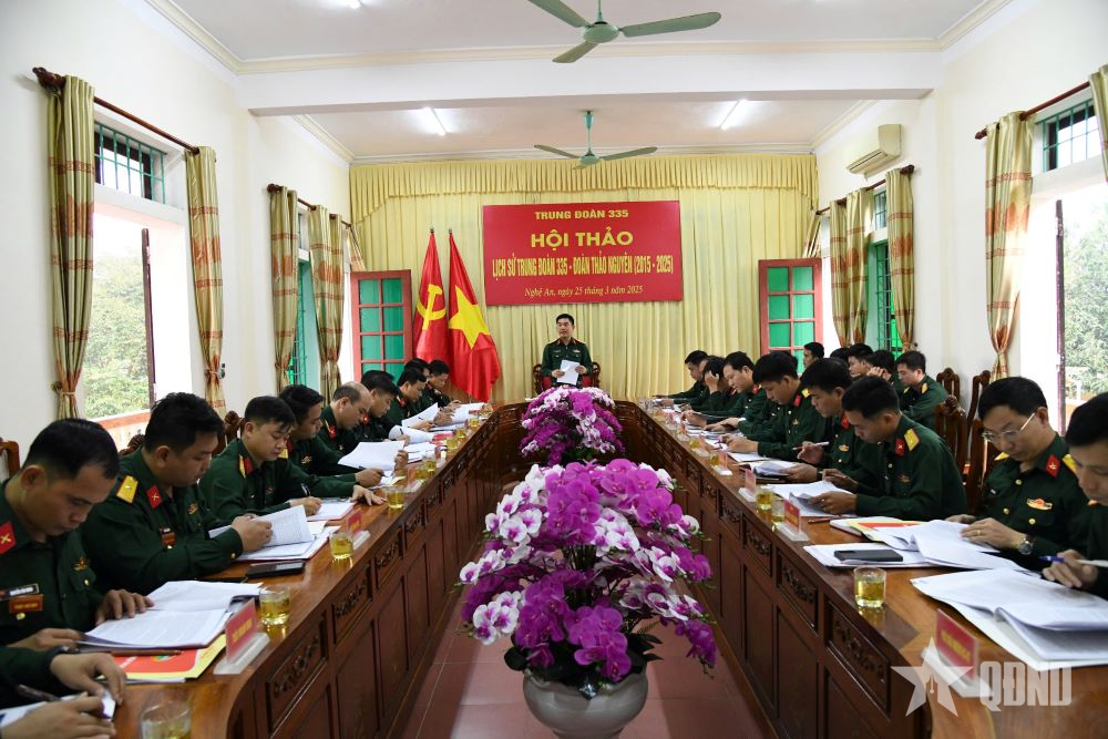 Historical seminar of Regiment 335 (Thao Nguyen Group) period 2015 - 2025