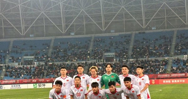 Empatando con China Sub-22, Vietnam Sub-22 se ubicó tercero en el partido amistoso CFA Team China 2025