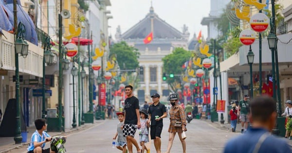 Die Gesamtzahl der Touristen in Hanoi wird im ersten Quartal 2025 auf über 7 Millionen geschätzt.